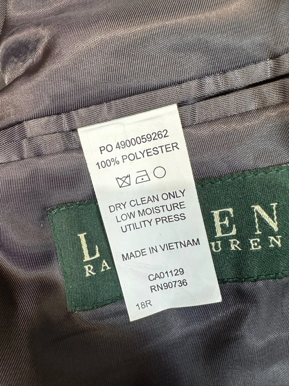 Ralph Lauren Big Kid Velvet look Sport Coat in Deep Plum